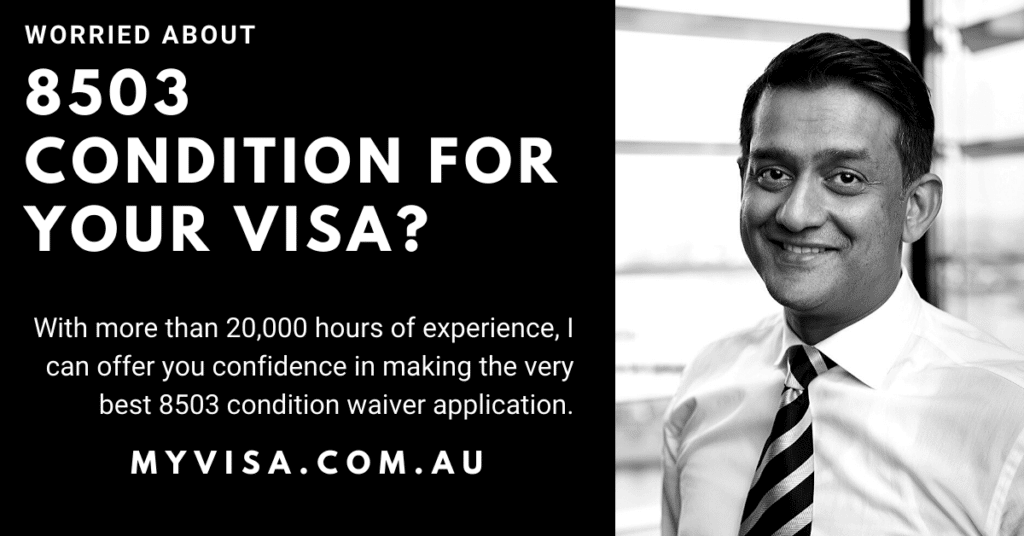 8503-Waiver-Nilesh-Nandan-MyVisa-Australia-Immigration-Lawyer