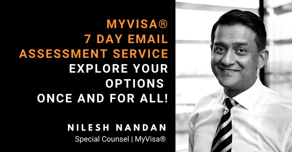 MyVisa 7 Day Email Assessment Service