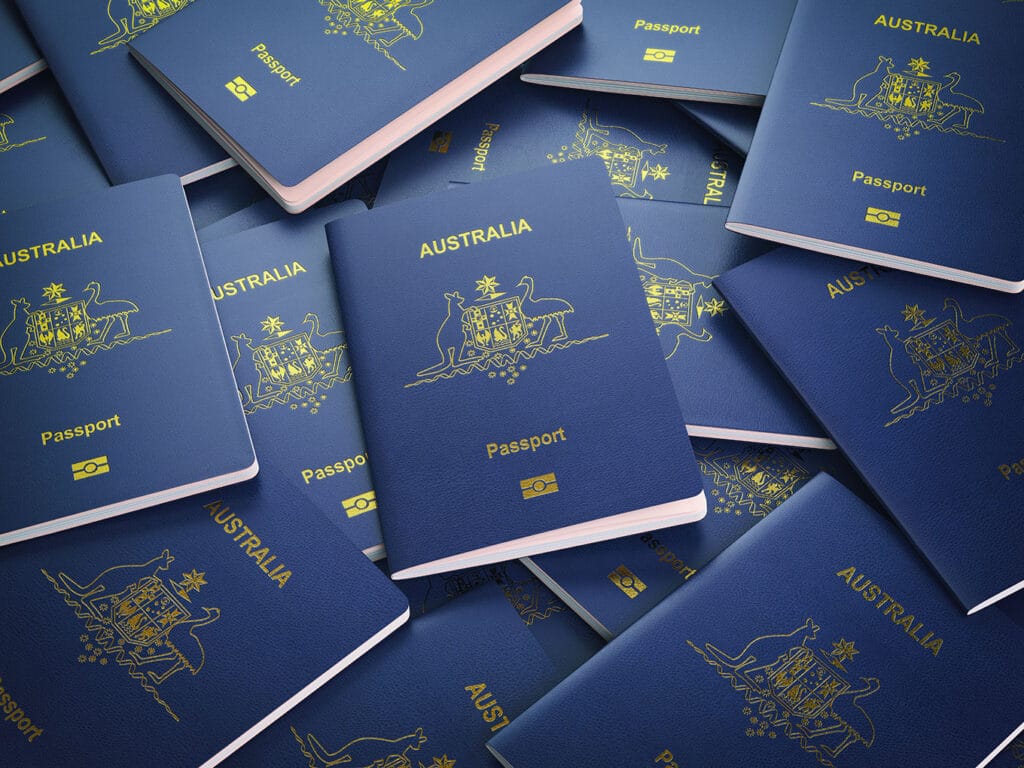 Australian citizenship passport image